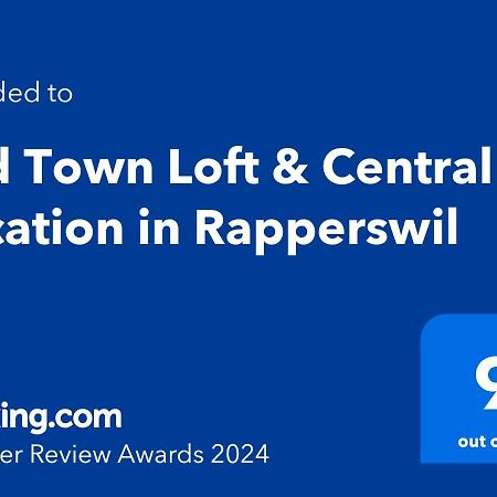 Old Town Loft & Central Location In Rapperswil Esterno foto