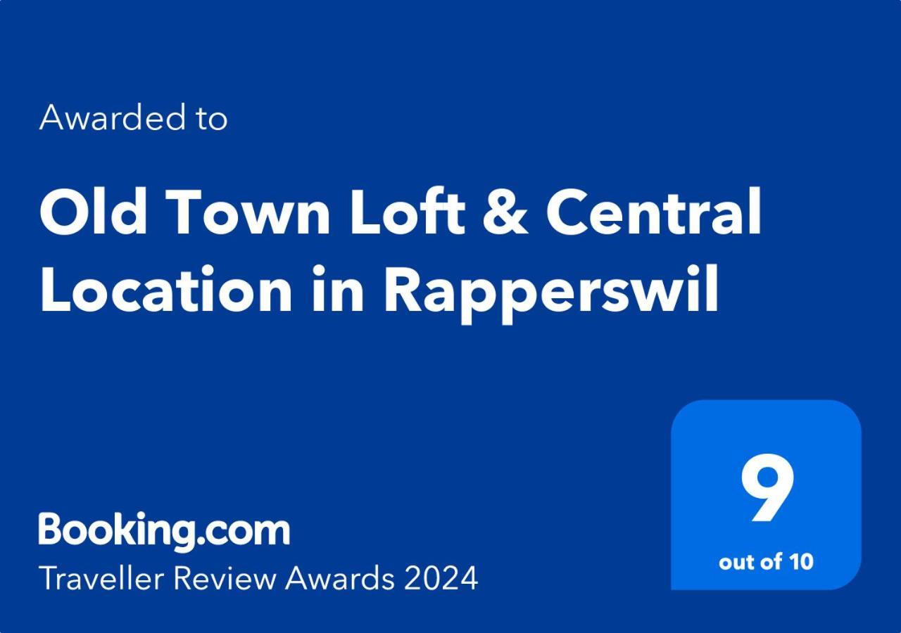Old Town Loft & Central Location In Rapperswil Esterno foto